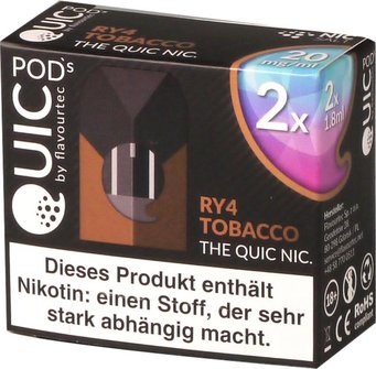 quic-one-podpack-1,8ml-ry4-tobacco-20mg-nikotinsalz-verpackung