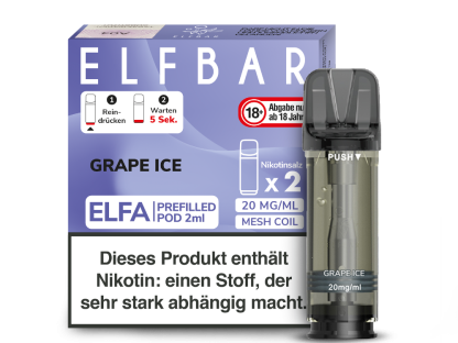 Elfa Pods Grape Ice 20mg